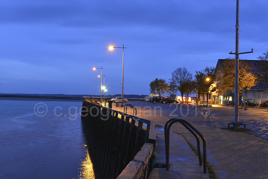 La nuit sur les quais, le Crotoy