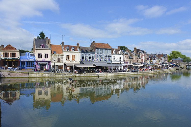 St Valery sur Somme, la ville, le canal