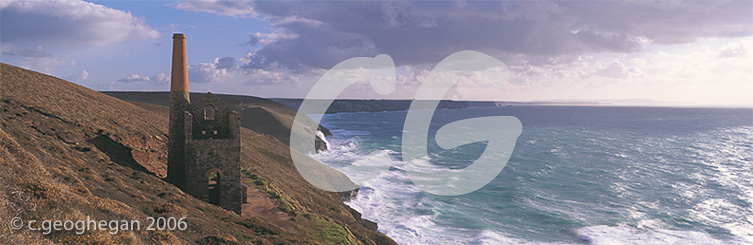 Wheal Coates, a Winter Panorama