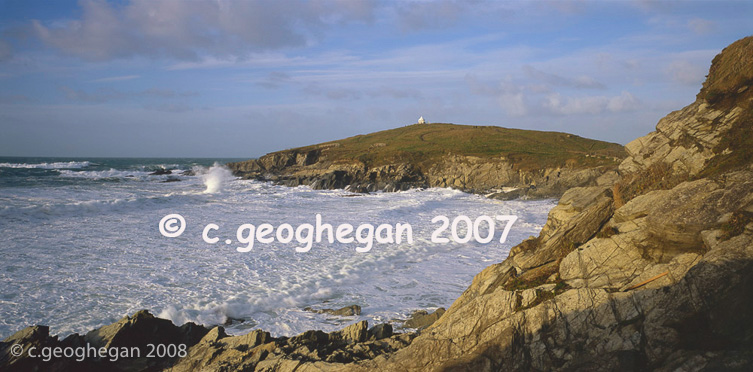 Evening waves at Towan Head