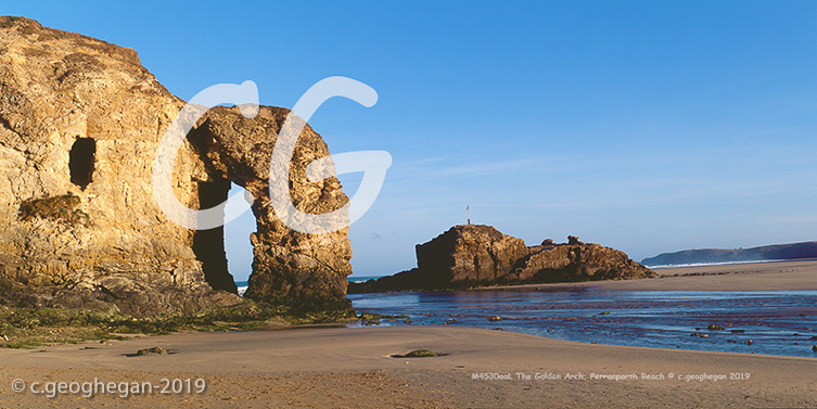 The Golden Arch, Perranporth Beach