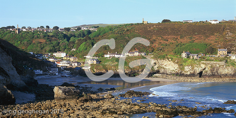 Trevaunance Cove, Summer Morning