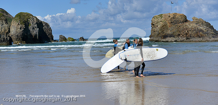 Perranporth-the surf is up