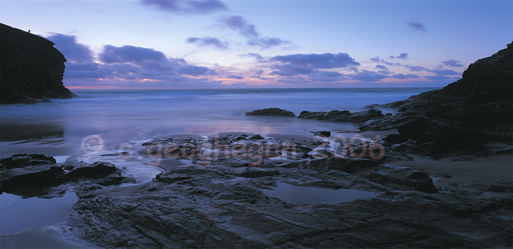 wet evening chapel porth